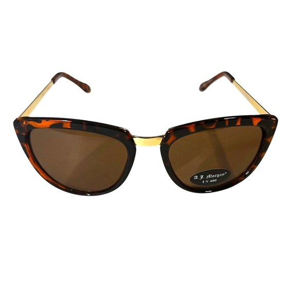 A.J. Morgan Tortoise shell Sunglasses w/Gold Accents. New - Picture 1 of 7